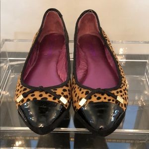 Coach Ponyhair Leopard Print Ballet Flats 8M